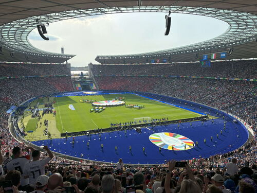 "Fieberzone"<br>(EM-Achtelfinale im Olympiastadion Berlin, Juni 2024)
